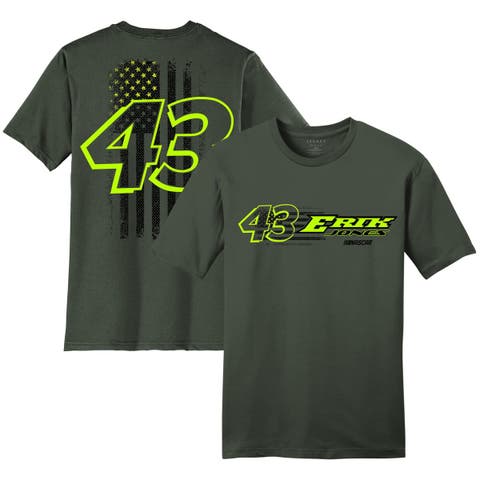 Men's LEGACY Motor Club Team Collection  Green Erik Jones Flag T-Shirt