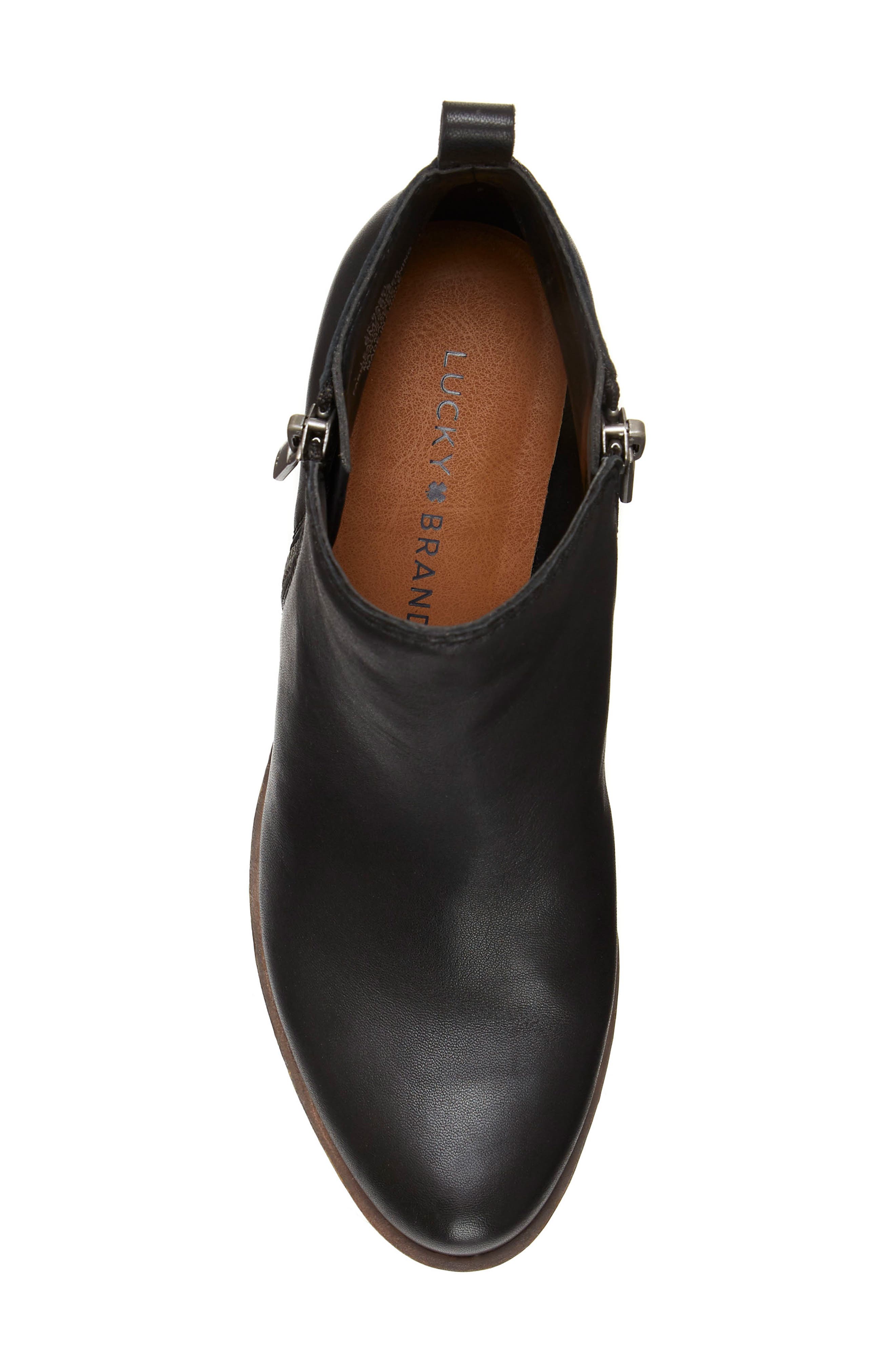 Lucky Brand Basel Bootie, Alternate, color, Black