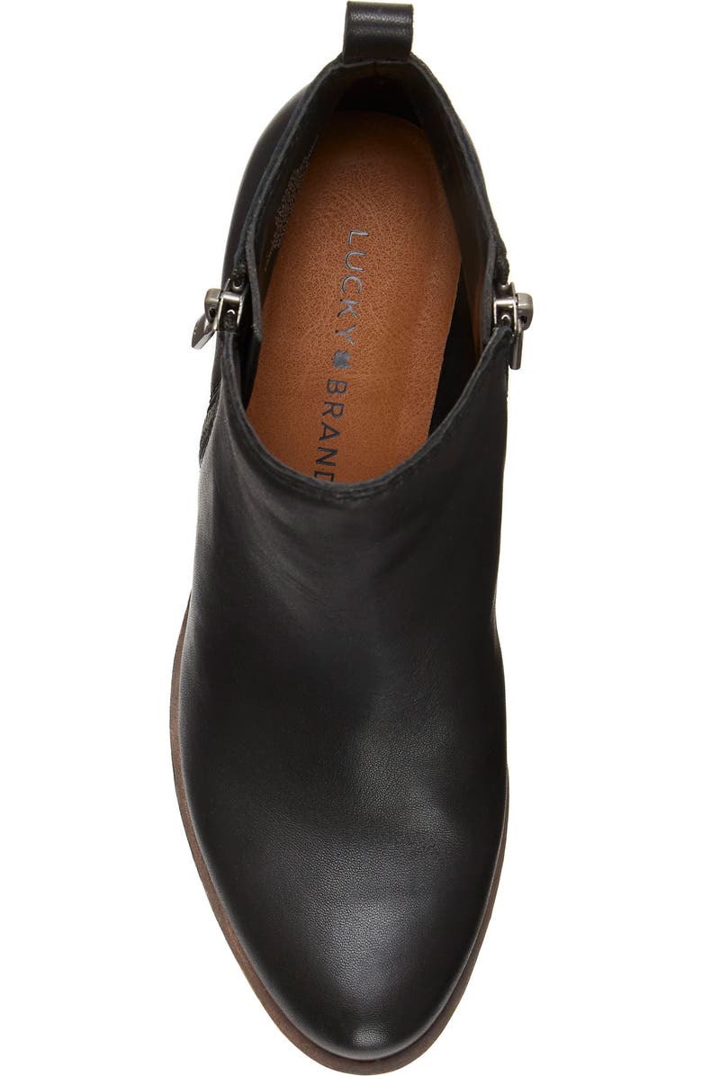Lucky Brand Basel Bootie, Alternate, color, Black