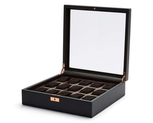 Wolf Axis 15 Piece Watch Box In Copper