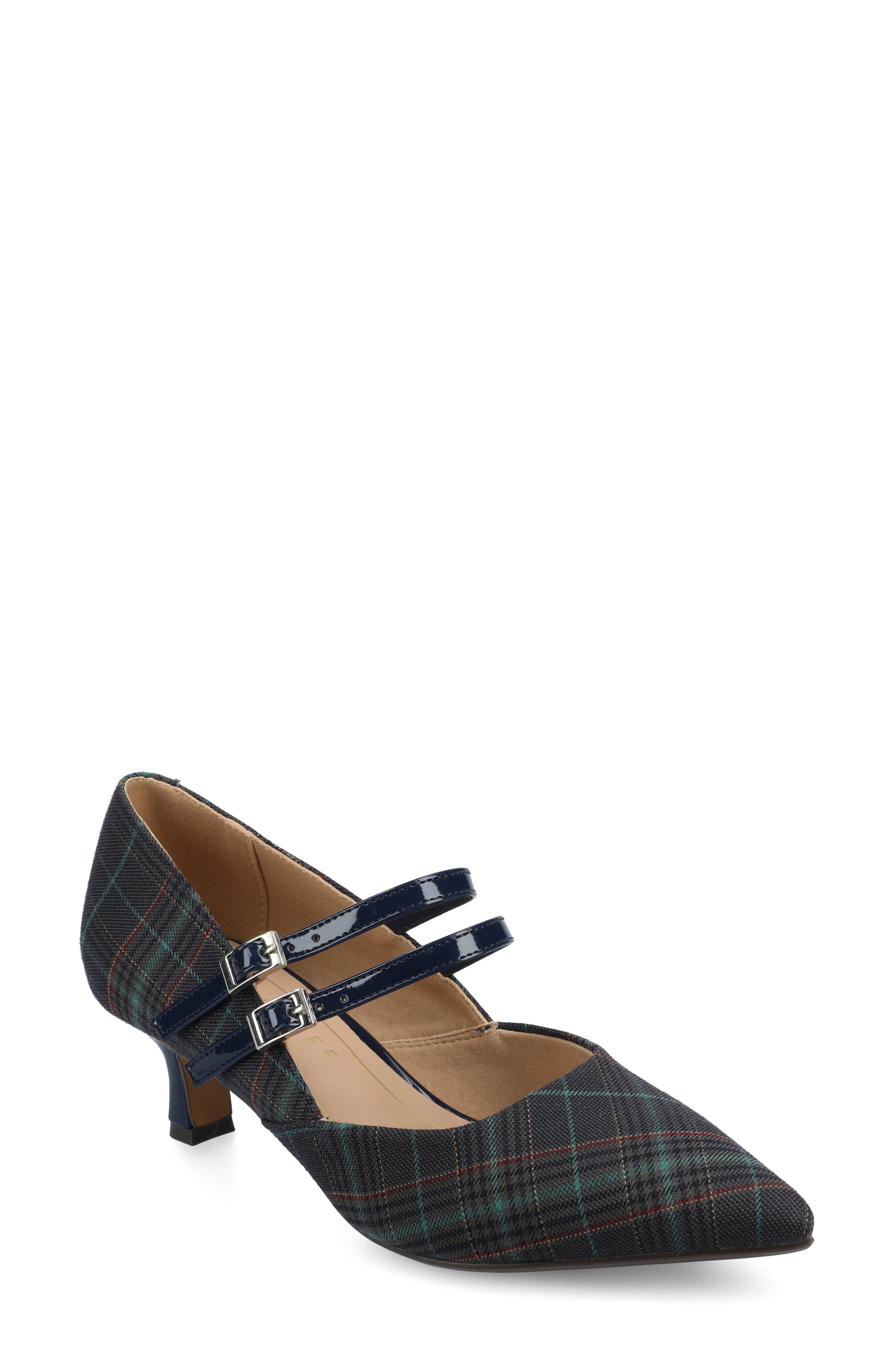 NAVY PLAID