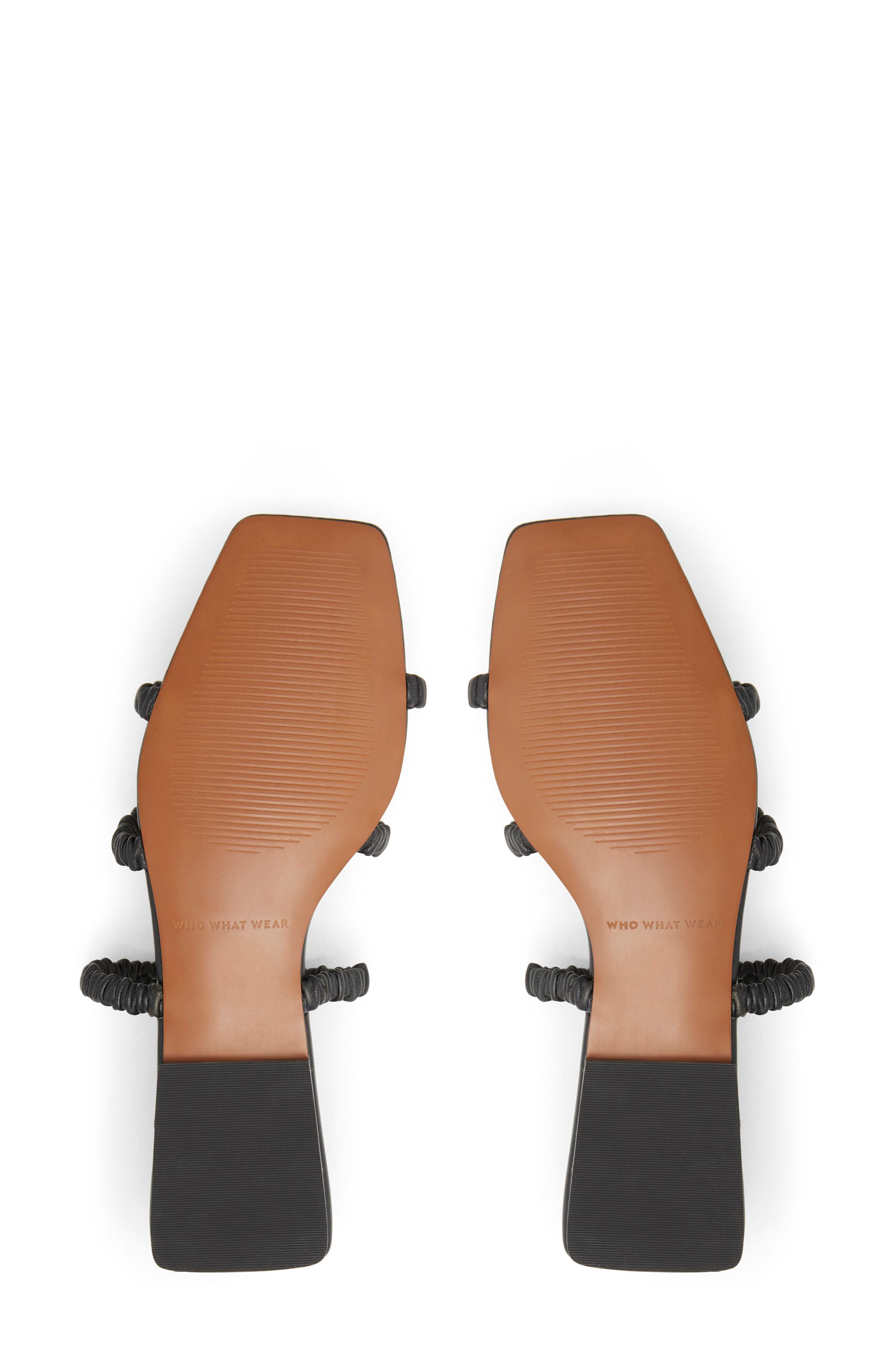 Who What Wear Slide Sandal, Alternate, color, 