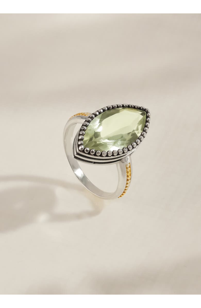 YS GEMS Marquise Cut Green Quartz Ring, Alternate, color,