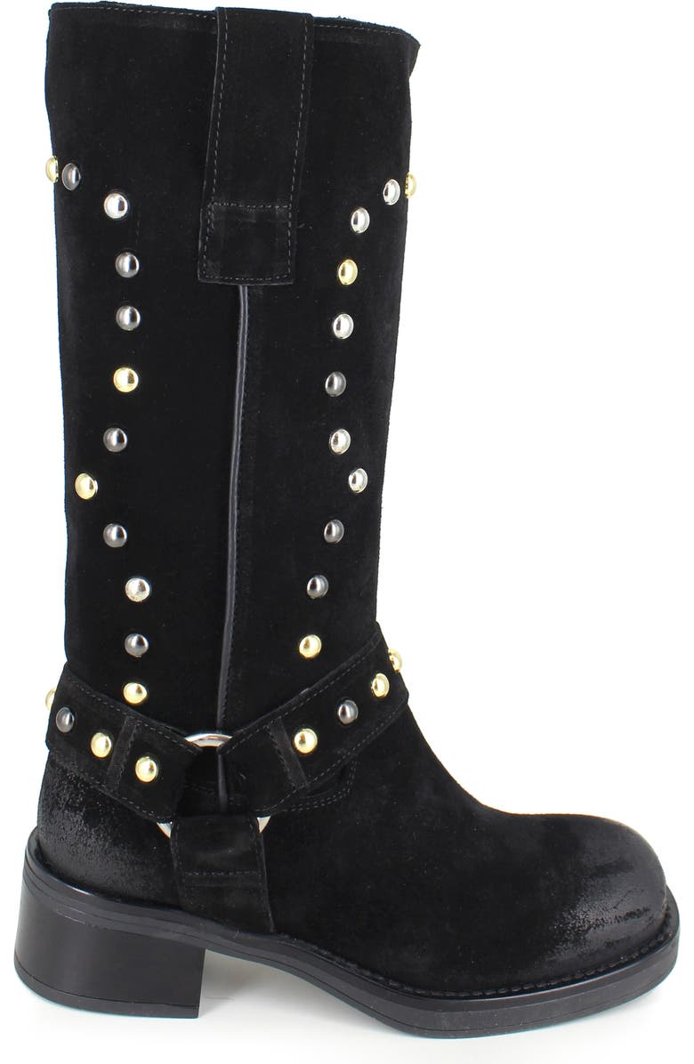 ZIGI Cinnia Studded Water Resistant Boot, Alternate, color, Black