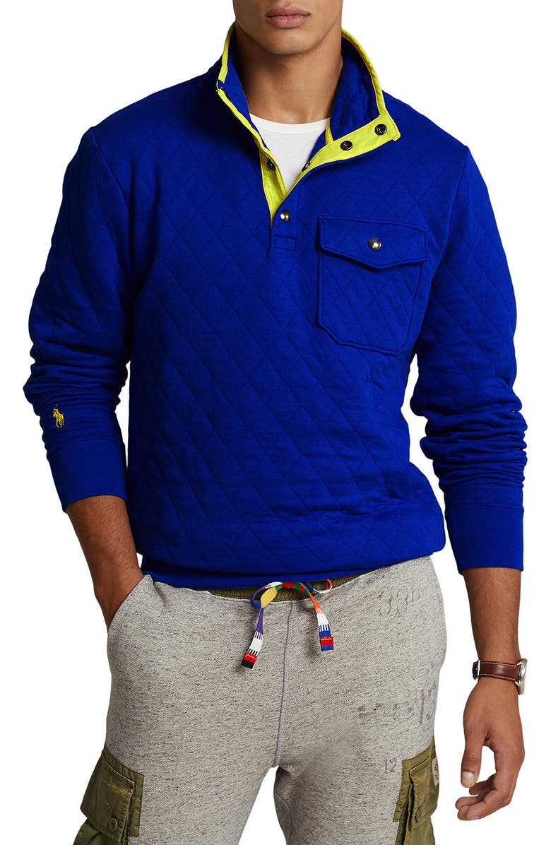 Polo Ralph Lauren Jersey Hoodie, Main, color, 