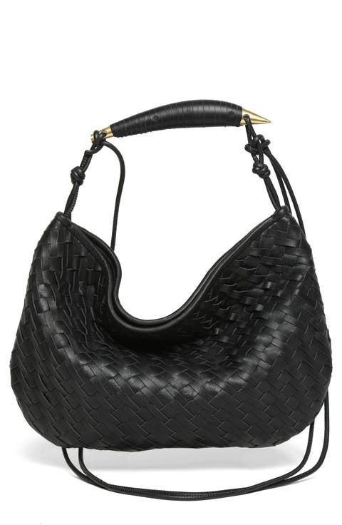 Hazel Woven Hobo Bag
