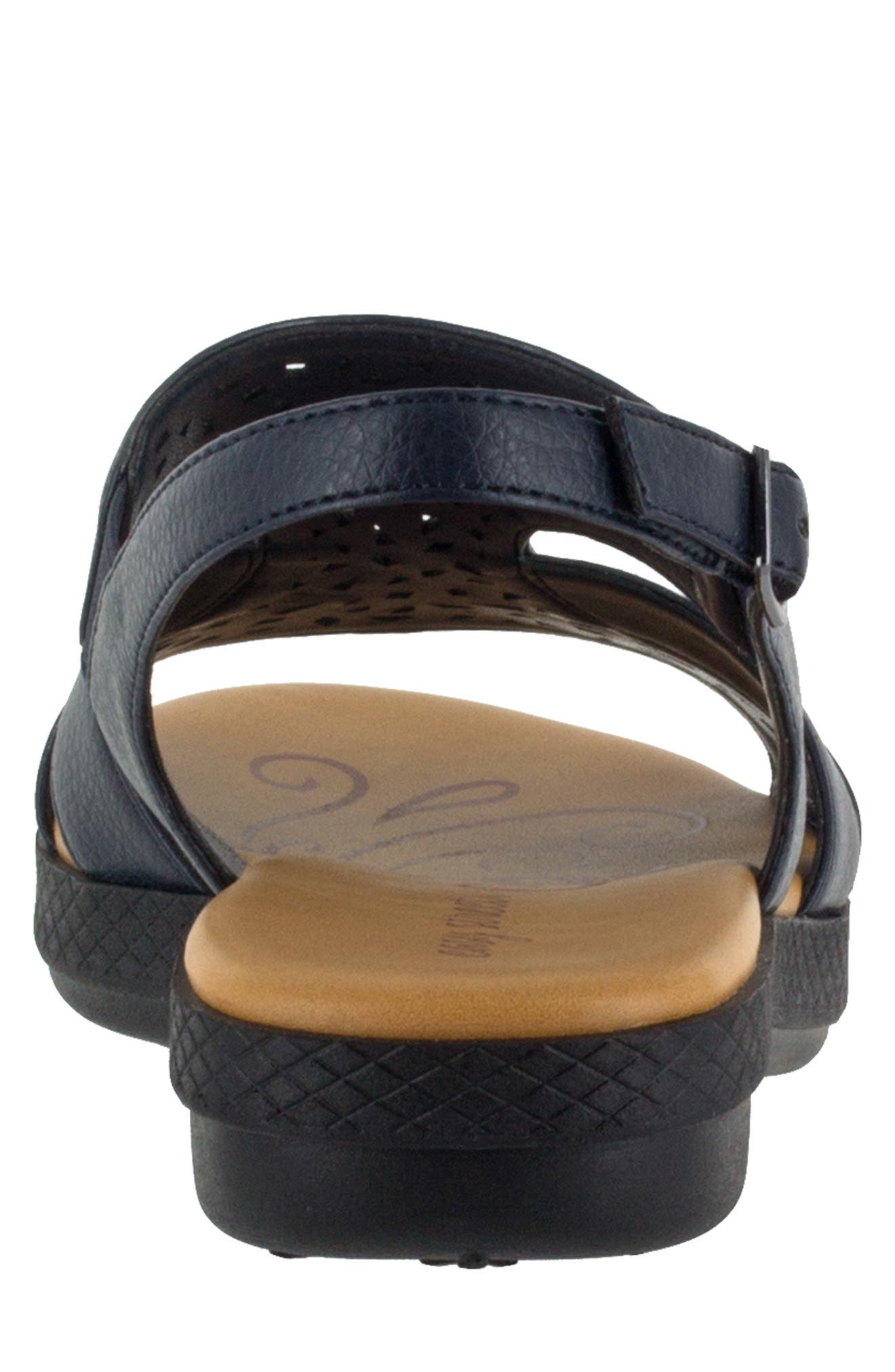 EASY STREET Bolt Sandal, Alternate, color, Navy