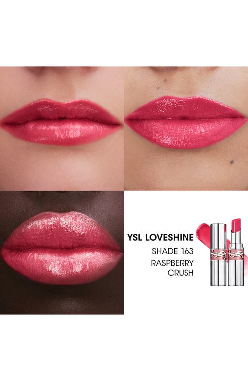 Saint Laurent Yves  Loveshine Lip Oil Stick In 163 Raspberry Crush