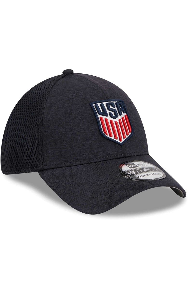 New Era Men's New Era Navy USMNT 39THIRTY Flex Hat, Alternate, color, 