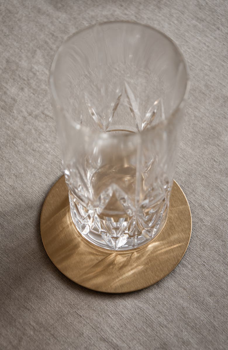 Orrefors Peak Set of 4 Coasters, Alternate, color,