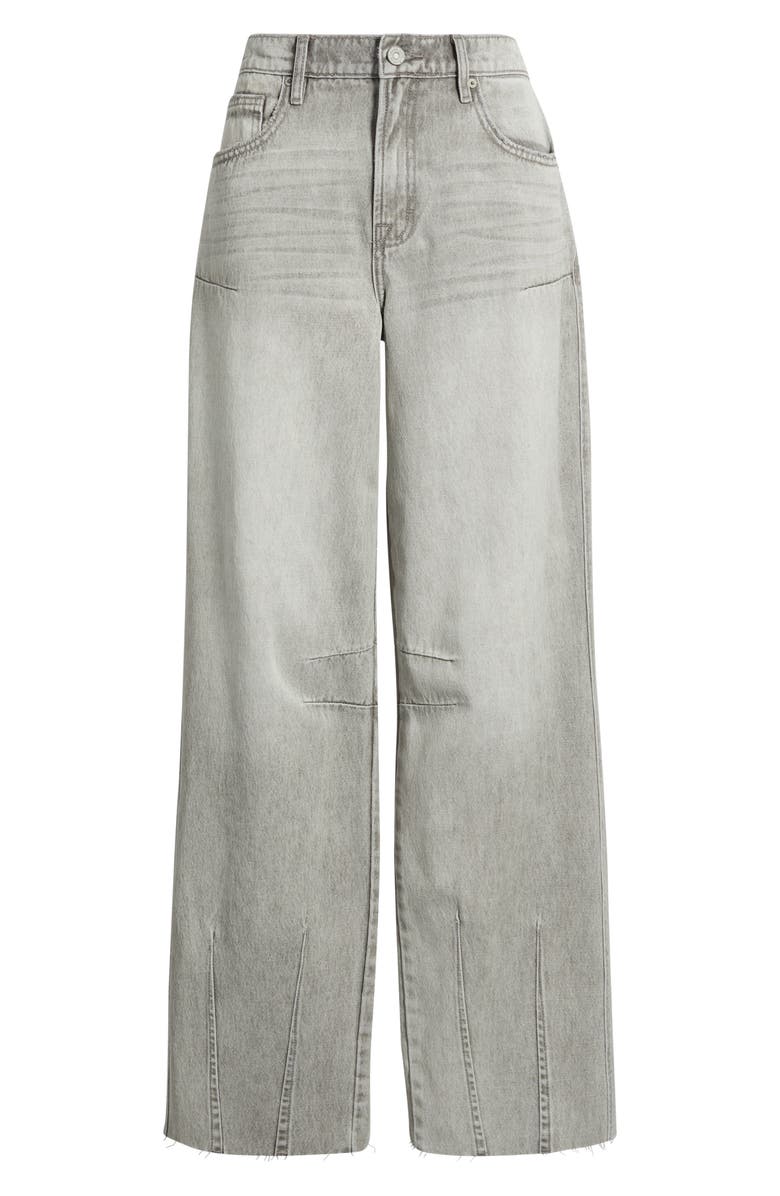 HIDDEN JEANS Low Slung Dart Wide Leg Jeans, Alternate, color, Grey
