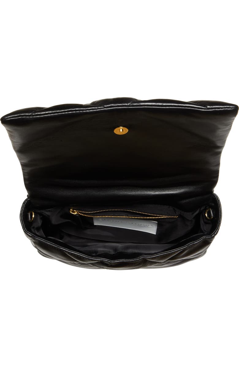 Stand Studio Brynnie Quilted Lambskin Leather Convertible Clutch, Alternate, color,