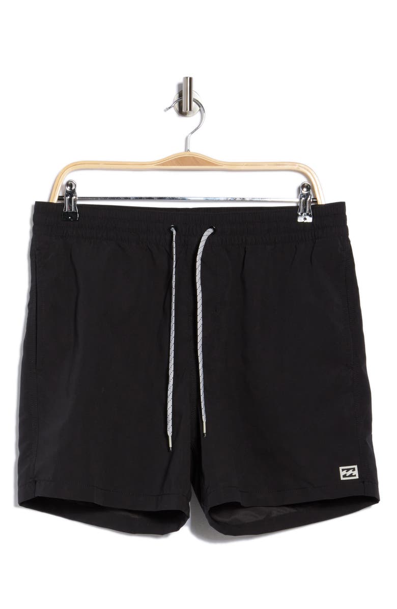 Billabong Shorely Swim Trunks, Alternate, color, Black