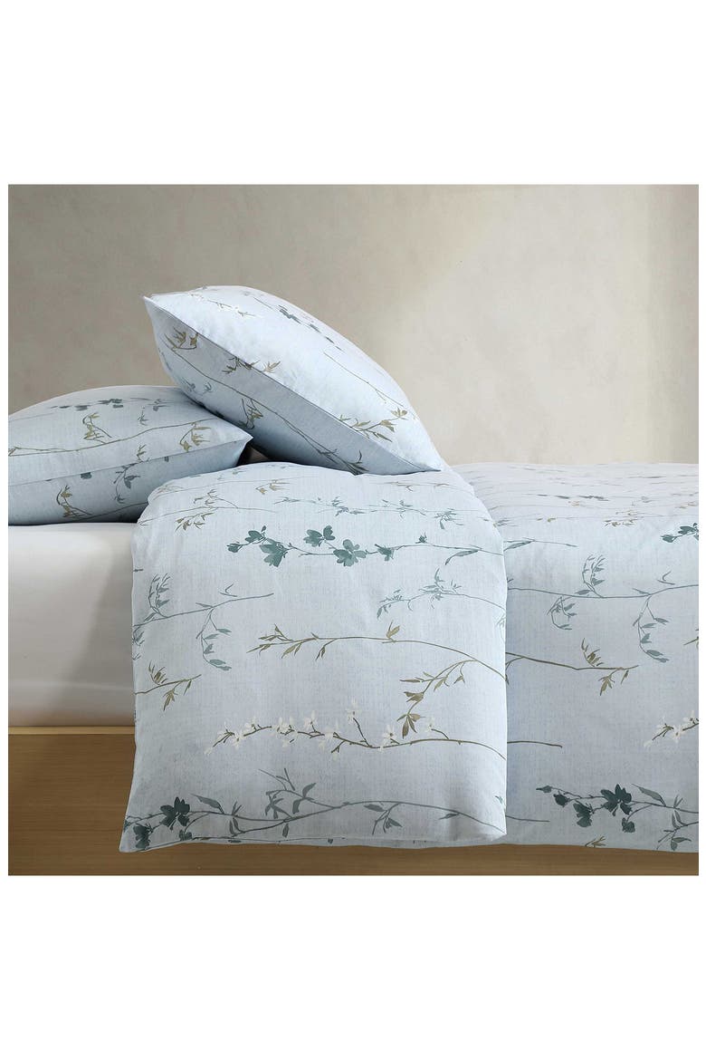 Wildflower 300 Thread Count Cotton Comforter & Shams Set, Alternate, color, DUSTY BLUE