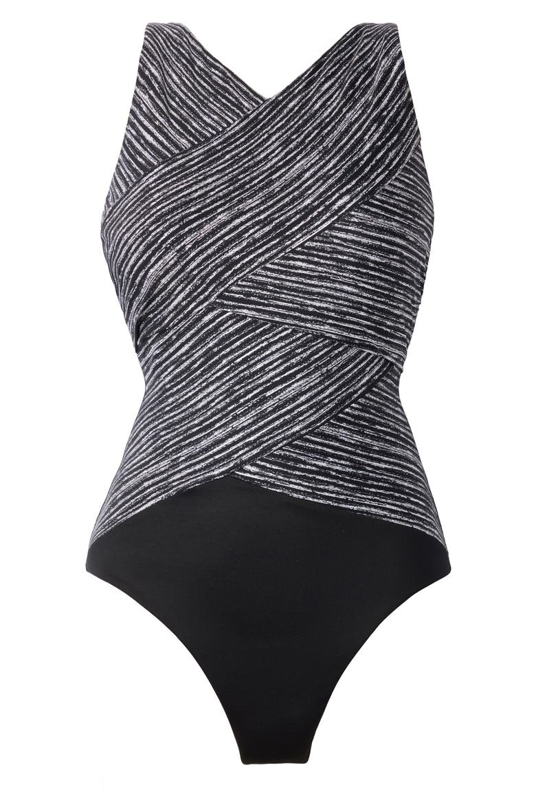 Selenite Brio Underwire One-Piece Swimsuit, Alternate, color, BLW