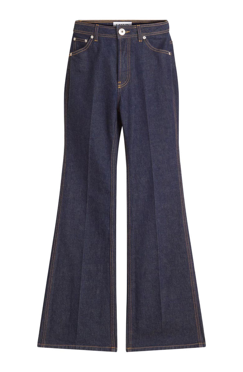Lanvin FLARED DENIM PANTS, Alternate, color,