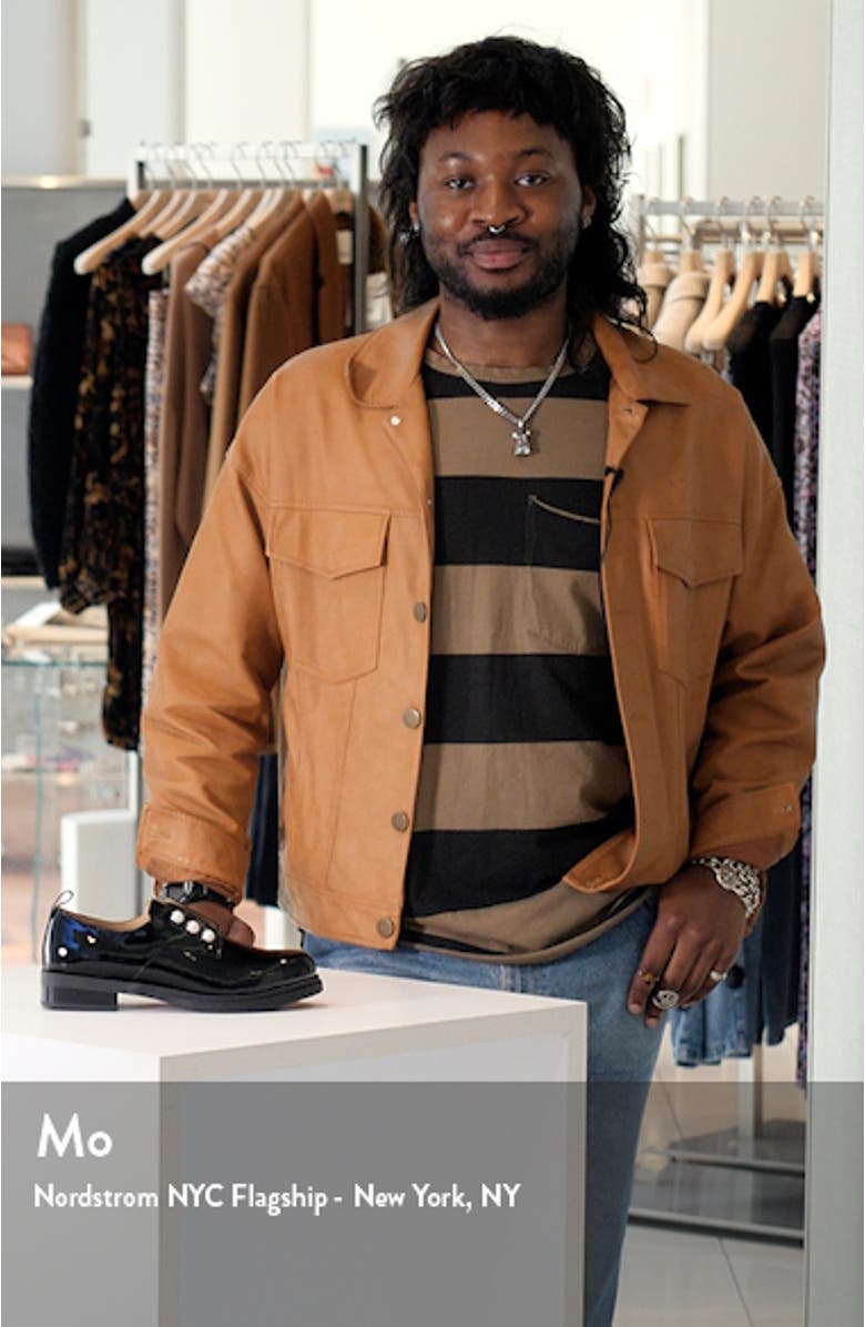 Gent Imitation Pearl Studded Loafer, sales video thumbnail