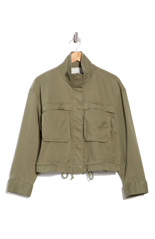 Caslon ® Crop Utility Jacket In Green