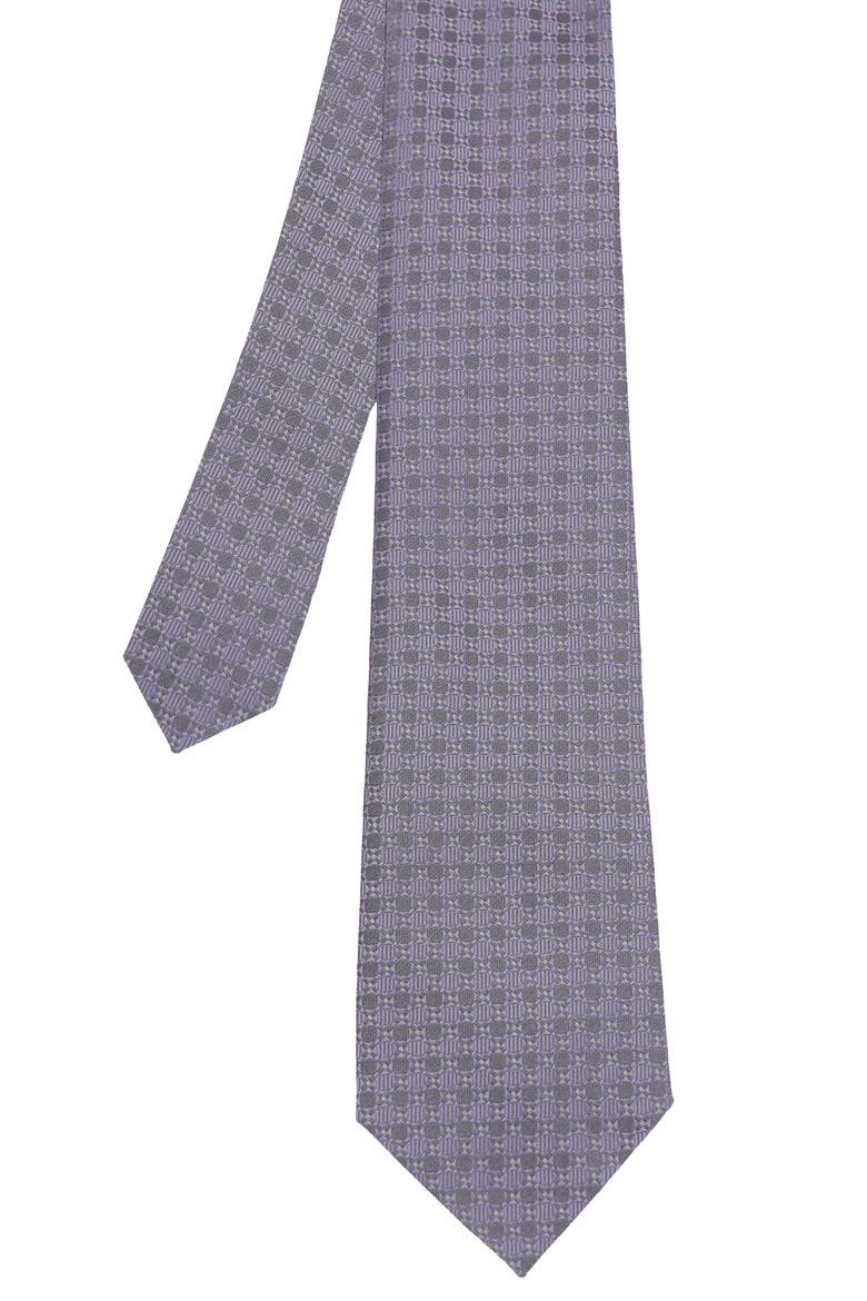 Geometric Tie, Alternate, color, LAVENDER