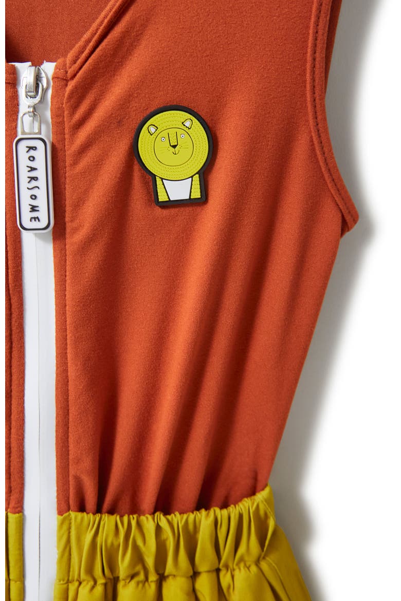 Cub the Lion Ski Pants, Alternate, color, Yellow