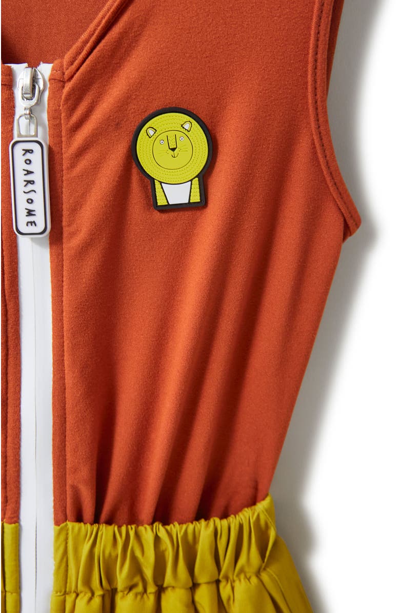Roarsome Cub the Lion Ski Pants, Alternate, color, Yellow
