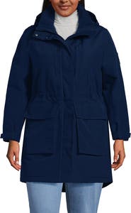 Lands' End Plus Size Squall Waterproof Insulated Parka