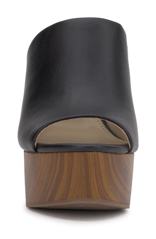 Jessica Simpson Xona 2 Platform Sandal In Black Leather/tan