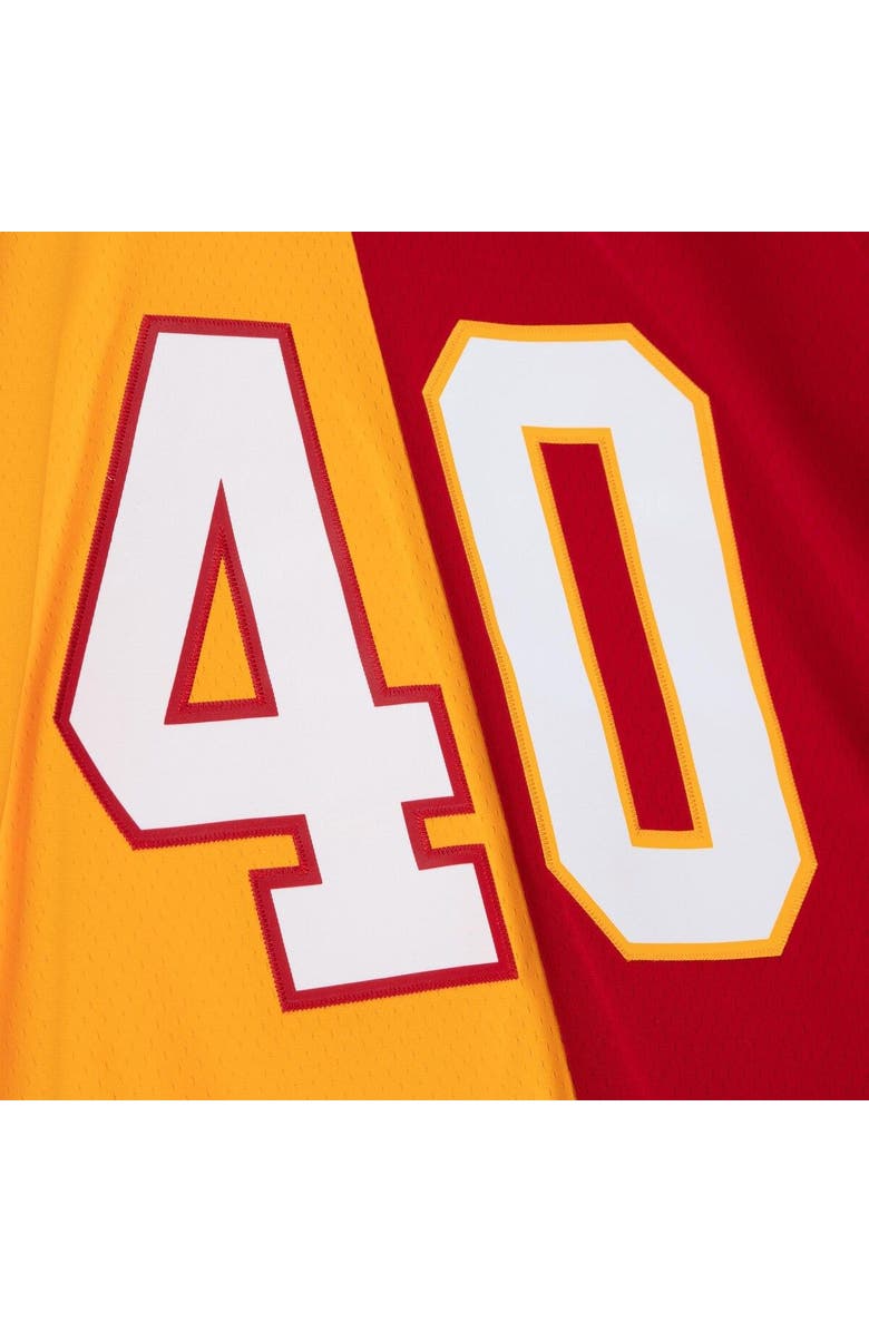 Mitchell & Ness Men's Mitchell & Ness Mike Alstott Orange/Red Tampa Bay Buccaneers 1996 Split Legacy Replica Jersey, Alternate, color, Orange