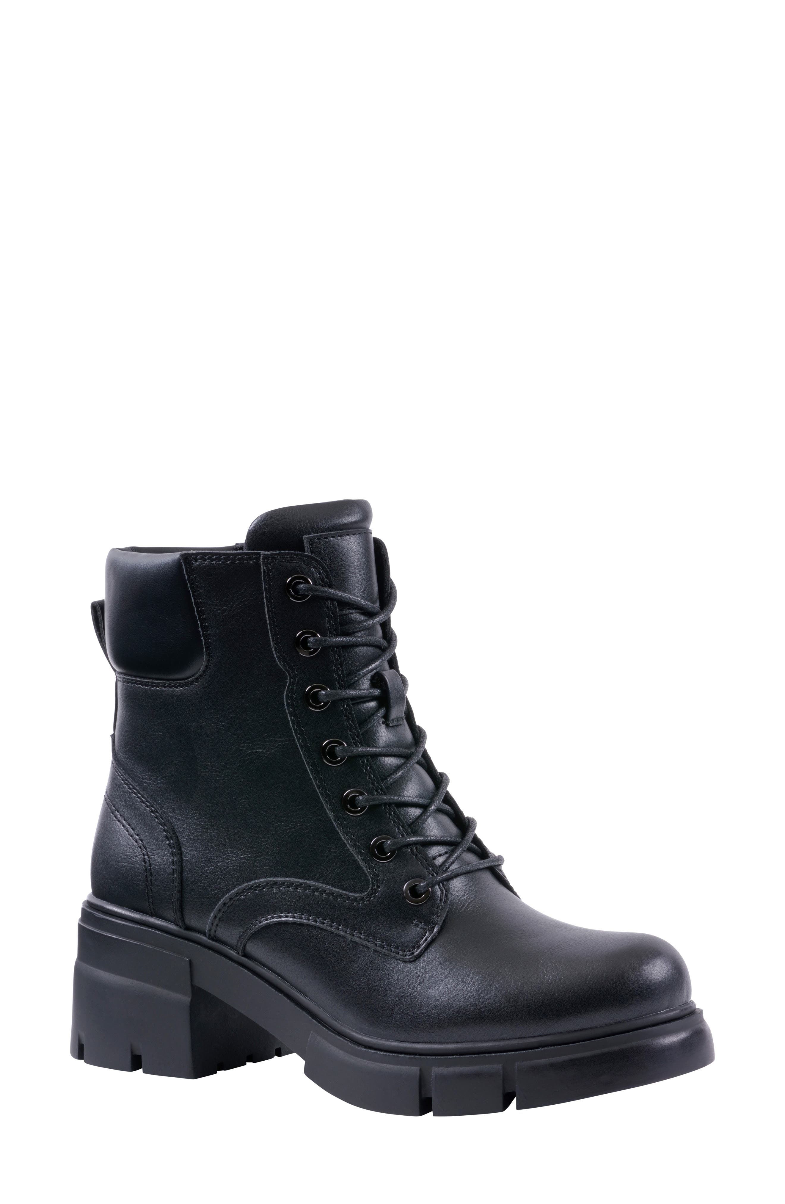 GOOD CHOICE NEW YORK Marley Lace-Up Combat Boot