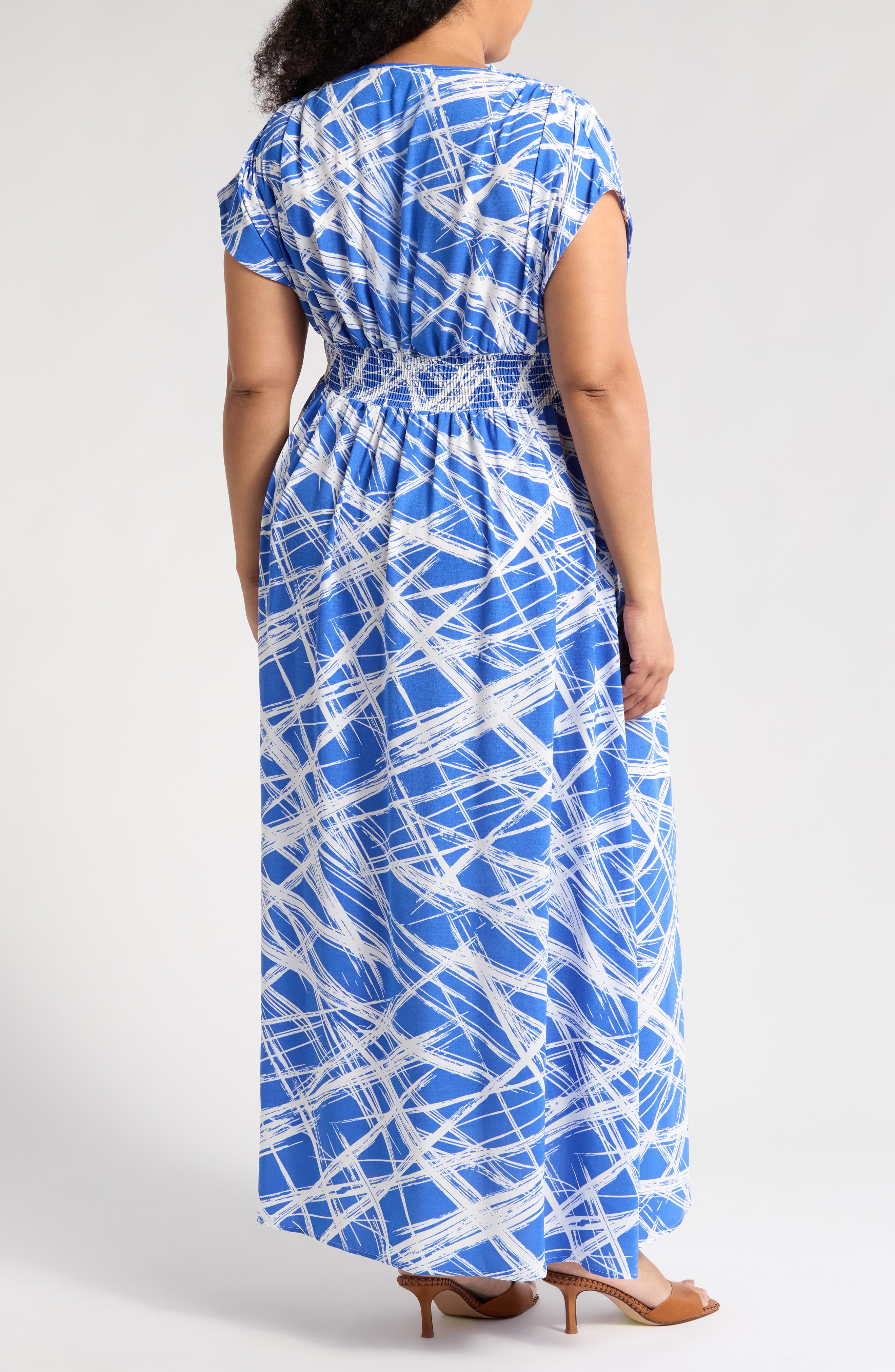 Smocked Waist Maxi Dress - image 4