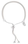 Argento Vivo Sterling Silver Argento Vivo Mesh Slider Bracelet