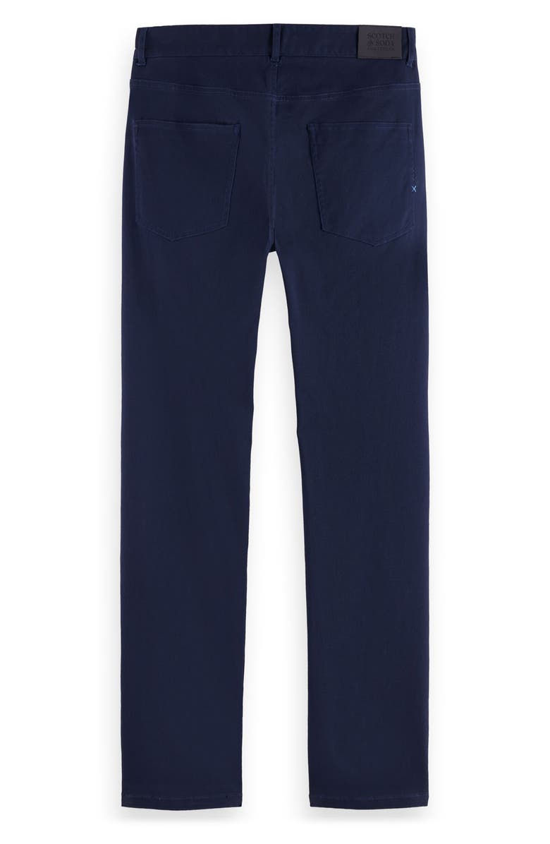 Scotch & Soda Ralston Slim Fit Five Pocket Stretch Twill Pants, Alternate, color, Navy