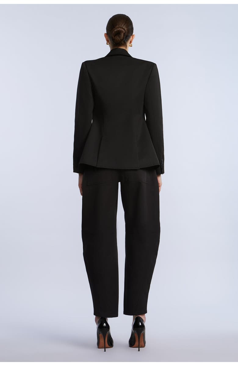 BCBGMAXAZRIA Taffeta Twill Blazer, Alternate, color, Black