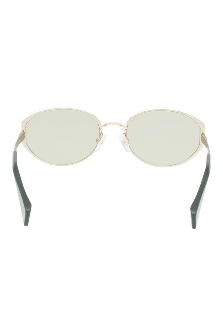 55mm Oval Sunglasses, Alternate, color, GOLD / OLIVE GREEN / OLIVE