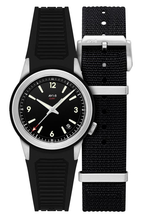 x Worn & Wound Creative Services CRVT 3775A Night Shadow Automatic Watch, 37.75mm