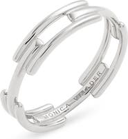 Monica Vinader Signature Link Stacking Ring