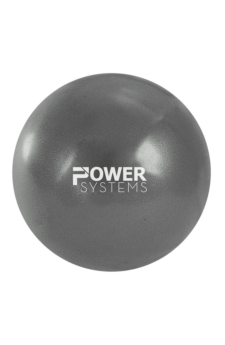 Power Systems Poz-A-Ball - 8 Static PVC Balance Ball for Alignment & Rehab Training, Main, color, Grey