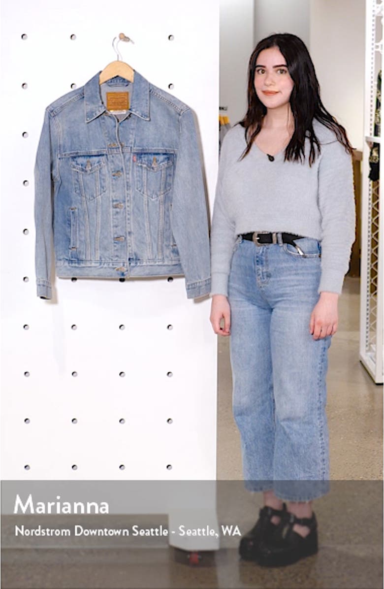 Ex-Boyfriend Denim Trucker Jacket, sales video thumbnail