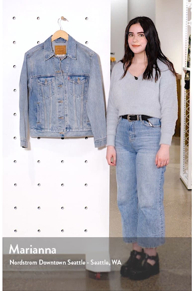 Levi's® Ex-Boyfriend Denim Trucker Jacket video