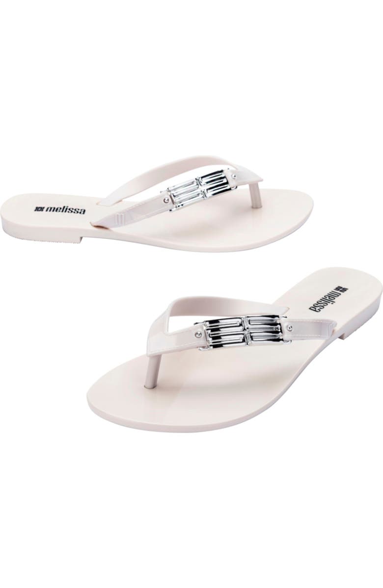 Melissa Harmonic Flip Flop, Alternate, color, White