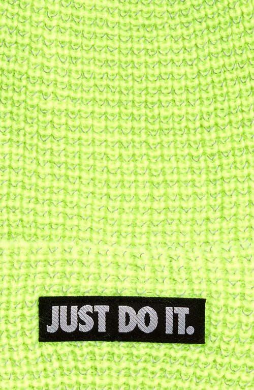 Nike Kids' Reflective Beanie & Gloves Set In Black