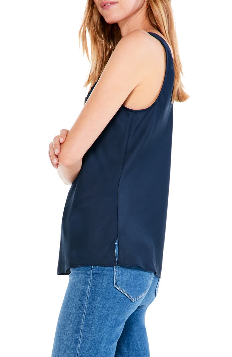 NIC+ZOE Lace Tank, Alternate, color, Dark Indigo