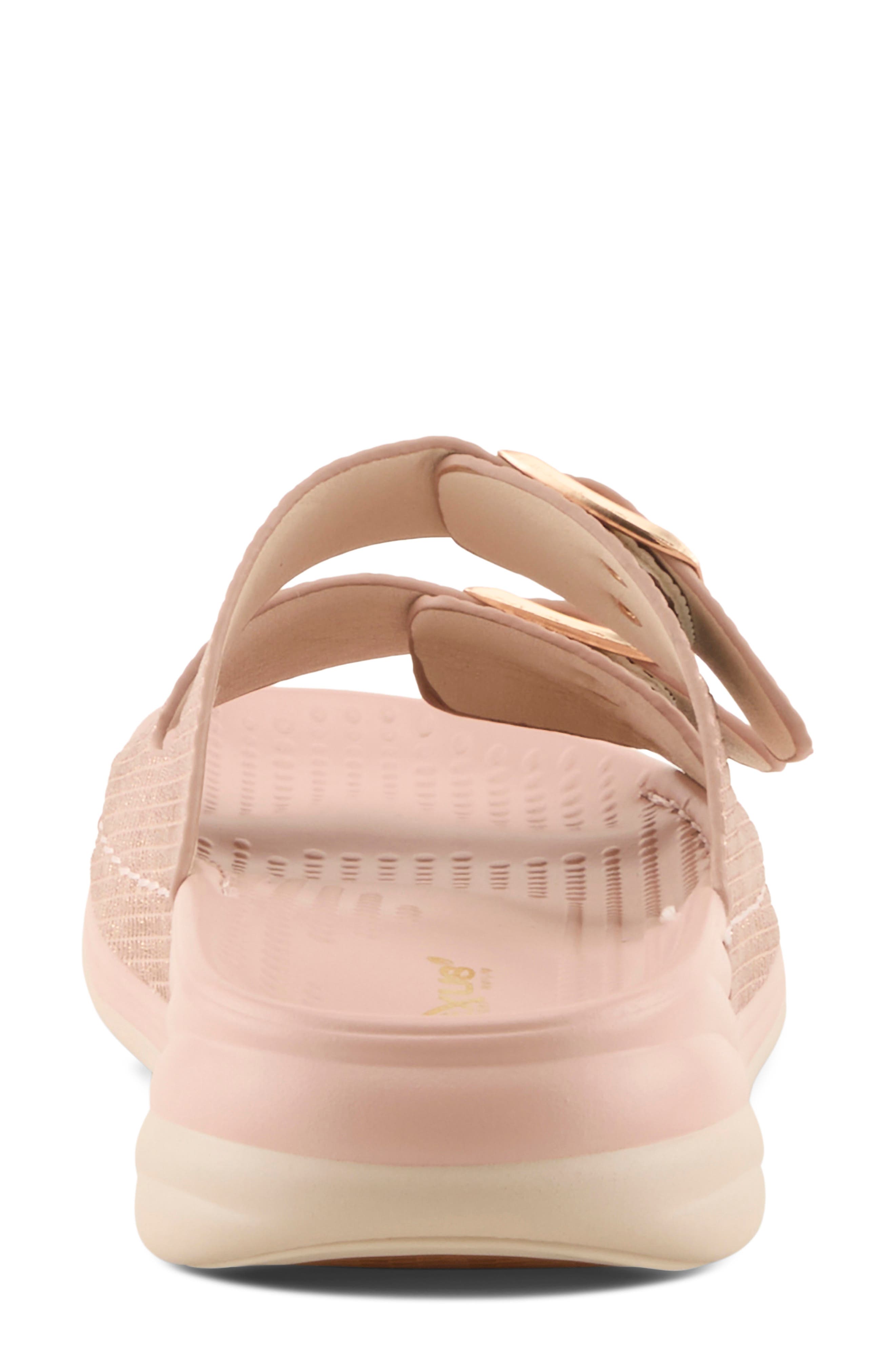 Buttermere Slide Sandal, Alternate, color, PINK METALLIC