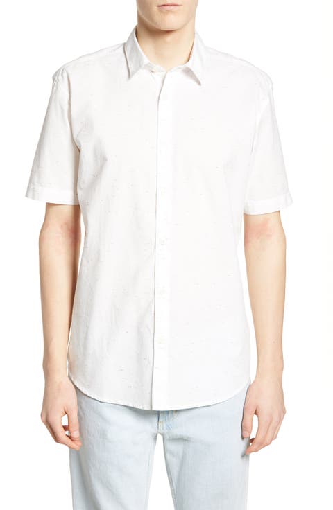 Coloras Multi Slub Short Sleeve Regular Fit Shirt