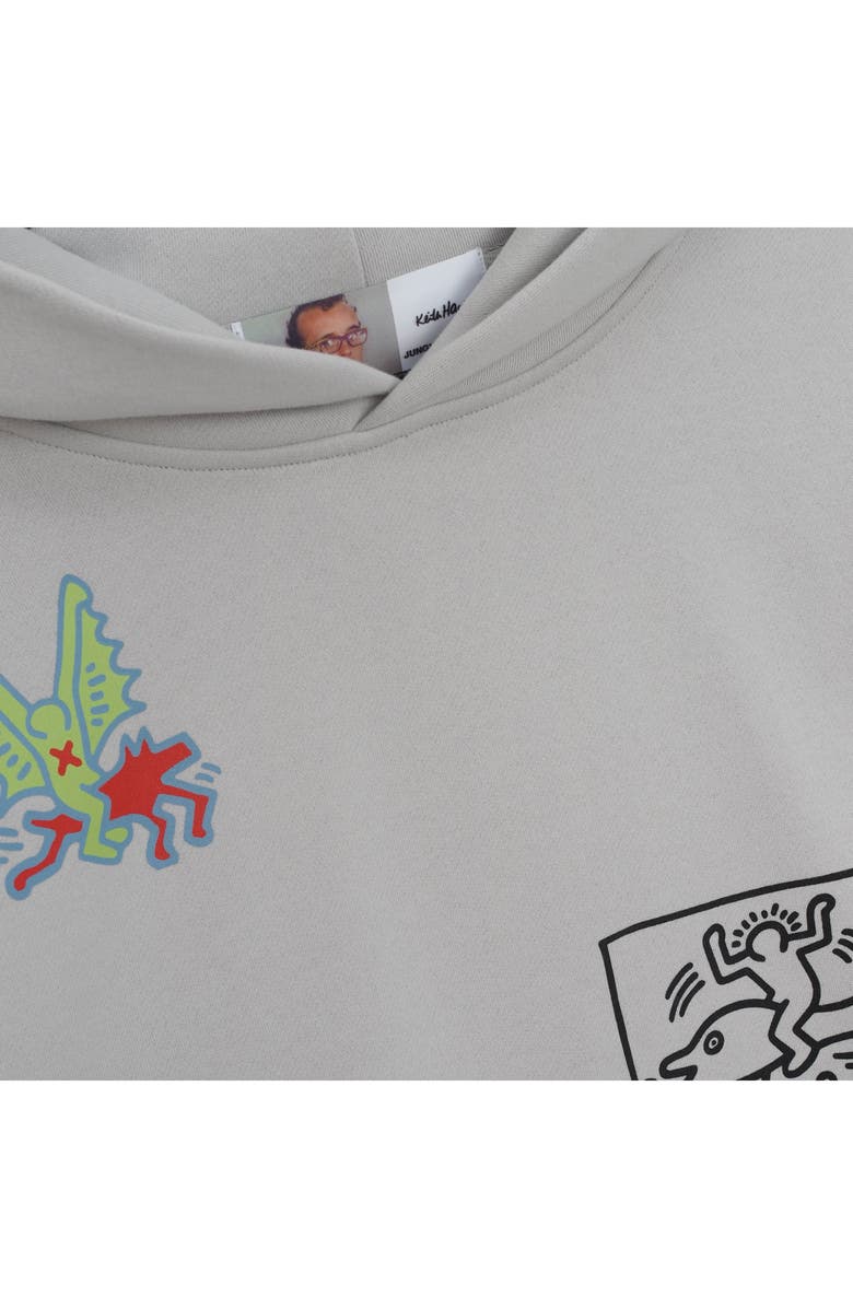 JUNGLES x Keith Haring<sup>™</sup> Liberty Graphic Hoodie, Alternate, color, 