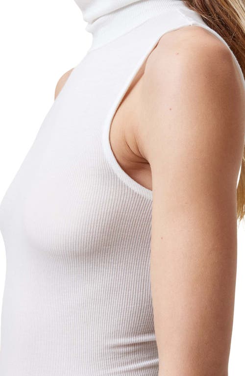 Allsaints Bec Turtleneck Tank In White