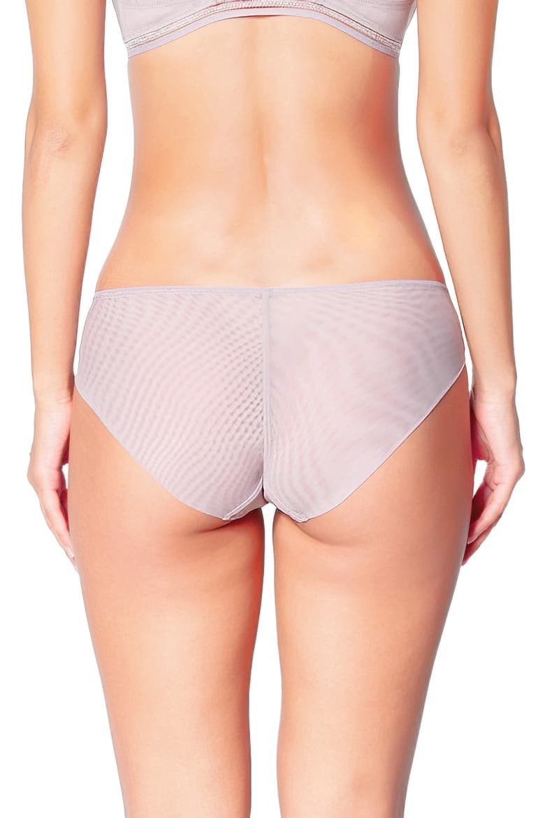 Café Fleur Bikini Briefs, Alternate, color, TAUPE