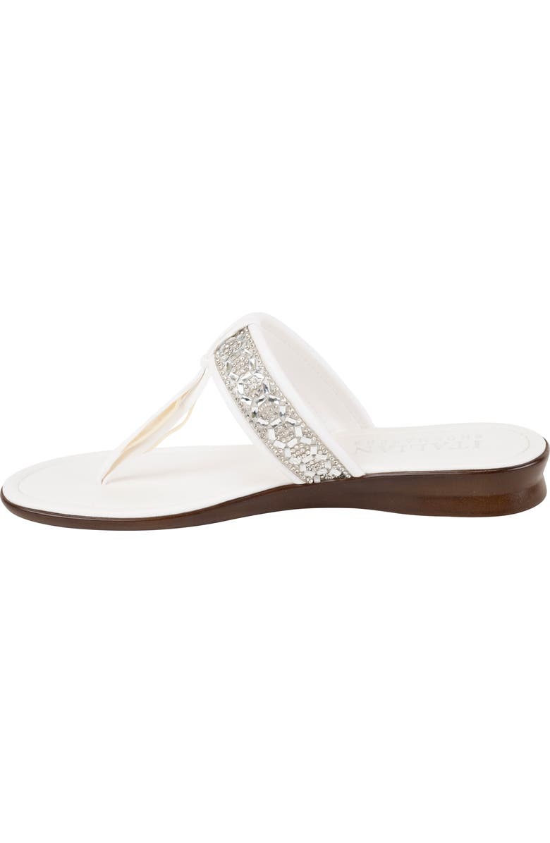 ITALIAN SHOEMAKERS Udella Flip Flop, Alternate, color, White
