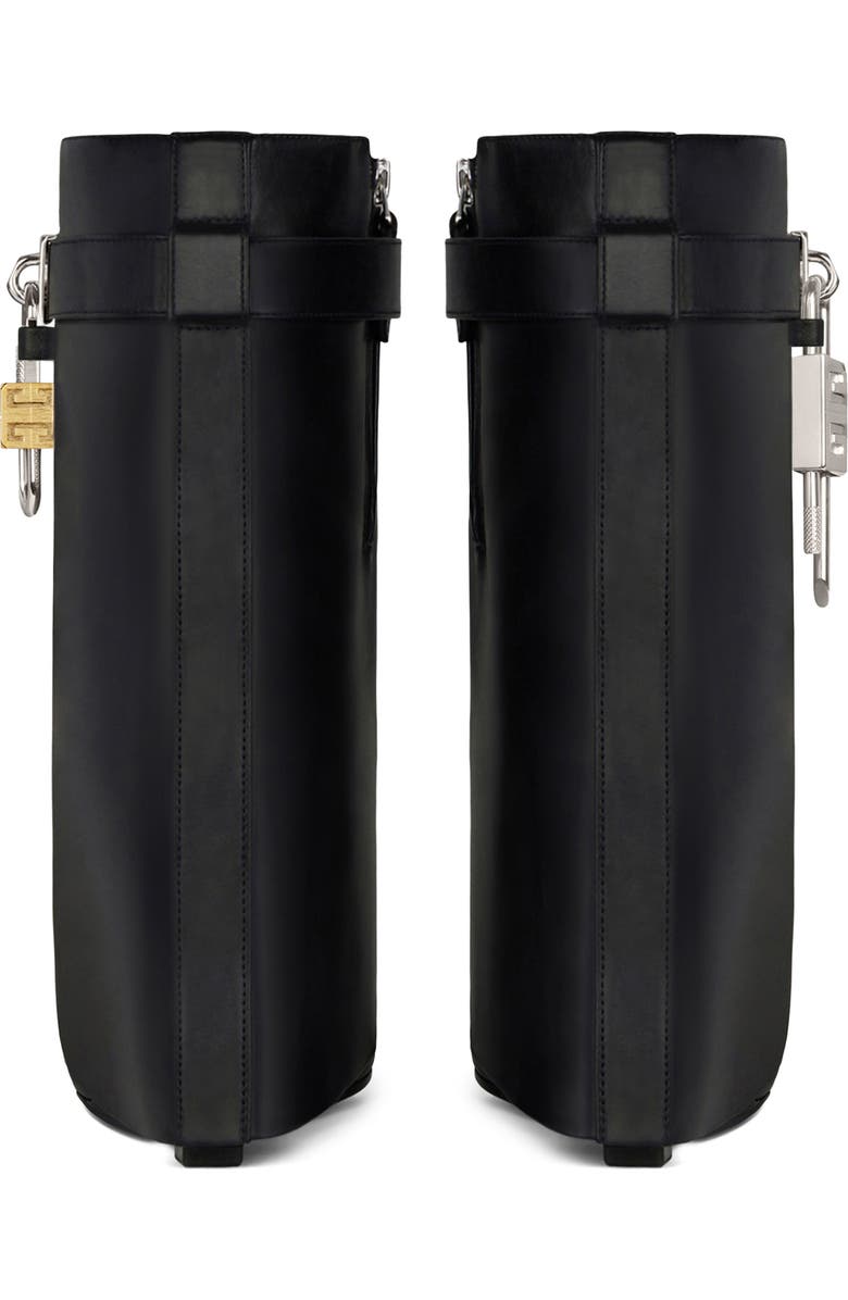 Givenchy Shark Lock Ankle Boot, Alternate, color, Black