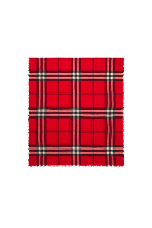 BURBERRY BURBERRY WIDE CHECK WOOL SCARF